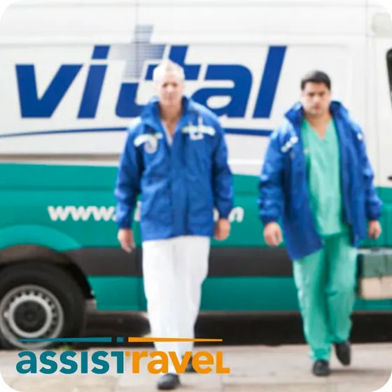 Equipo médico de Vittal y Assistravel